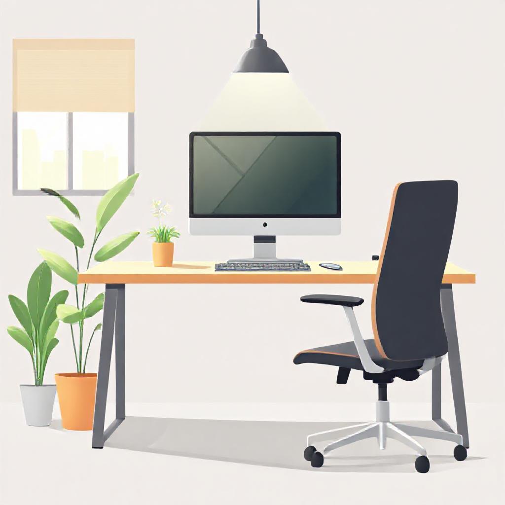 monitor produktivitas kantor Alt text